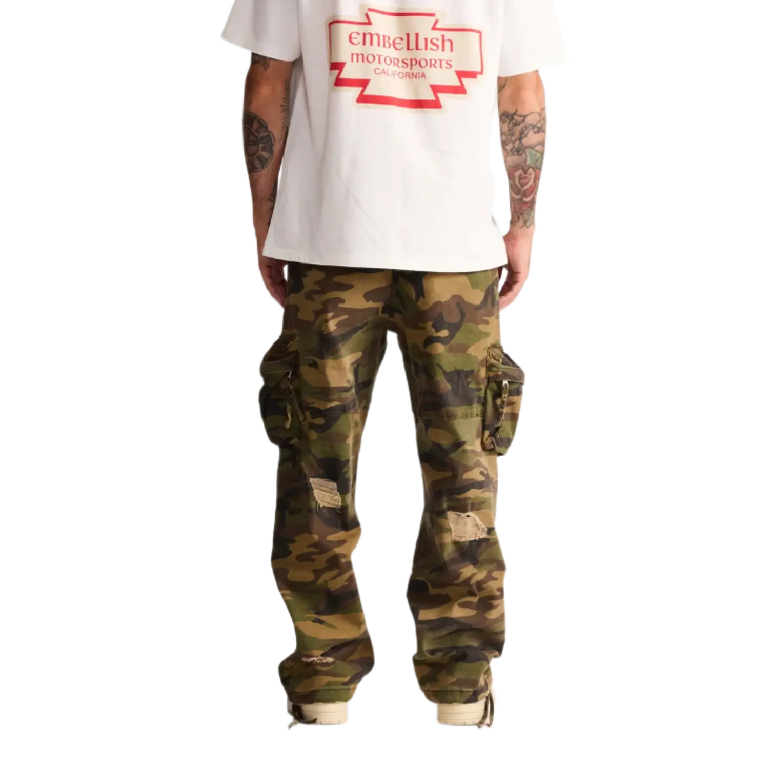 Embellish Patch Baggy Cargo