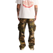 Embellish Patch Baggy Cargo