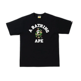 BAPE ABC Camo College Tee Black/Green