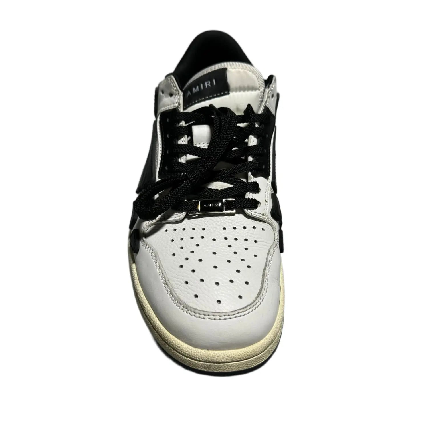 AMIRI Skel Top Low White Black White