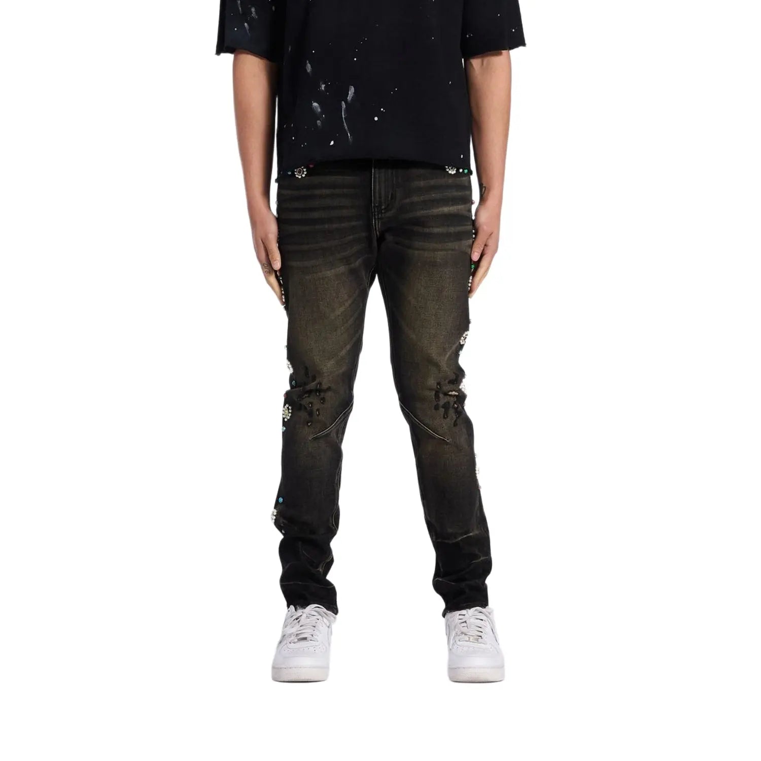 Crysp Denim Skinny Floral FW26