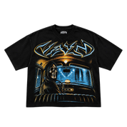 VAYN Last Ride Drop Crop Tee Black