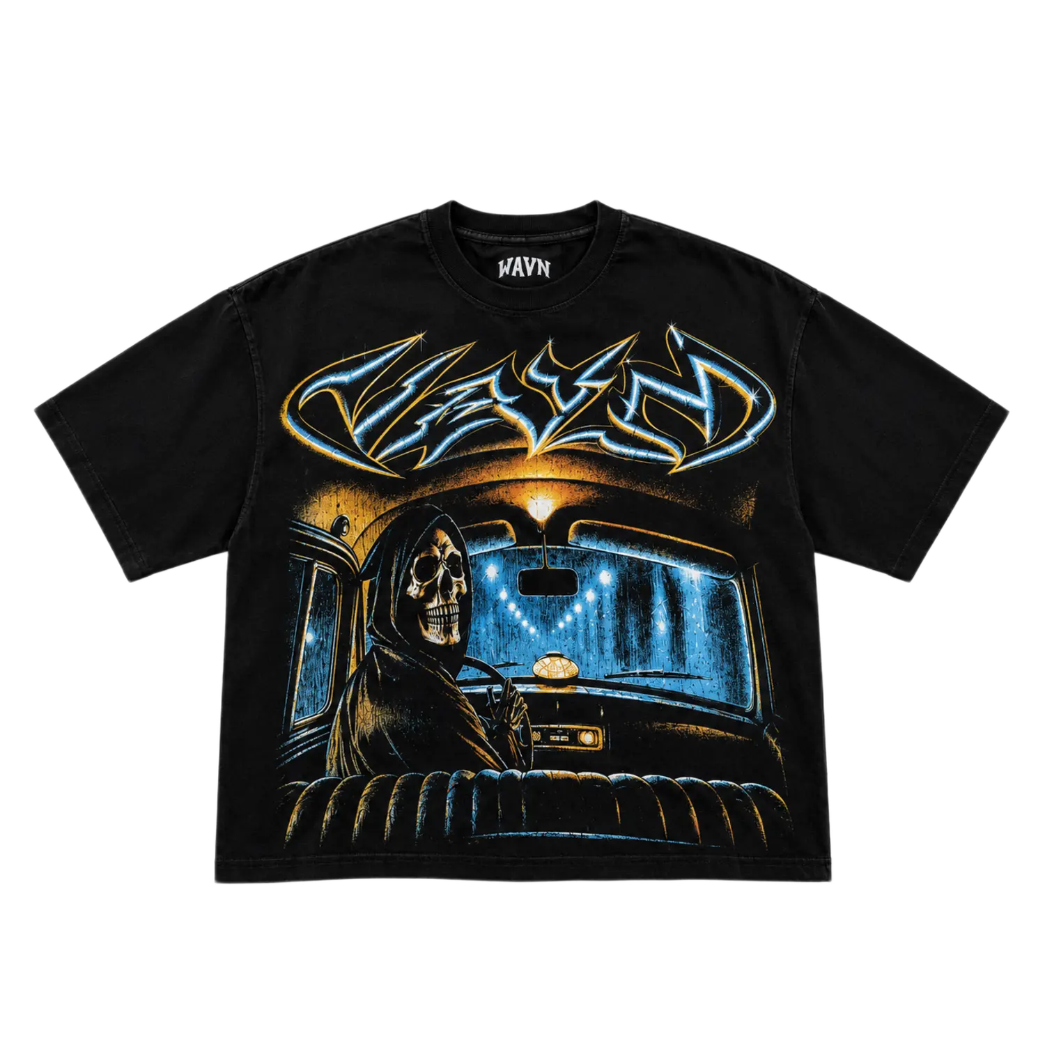 VAYN Last Ride Drop Crop Tee Black
