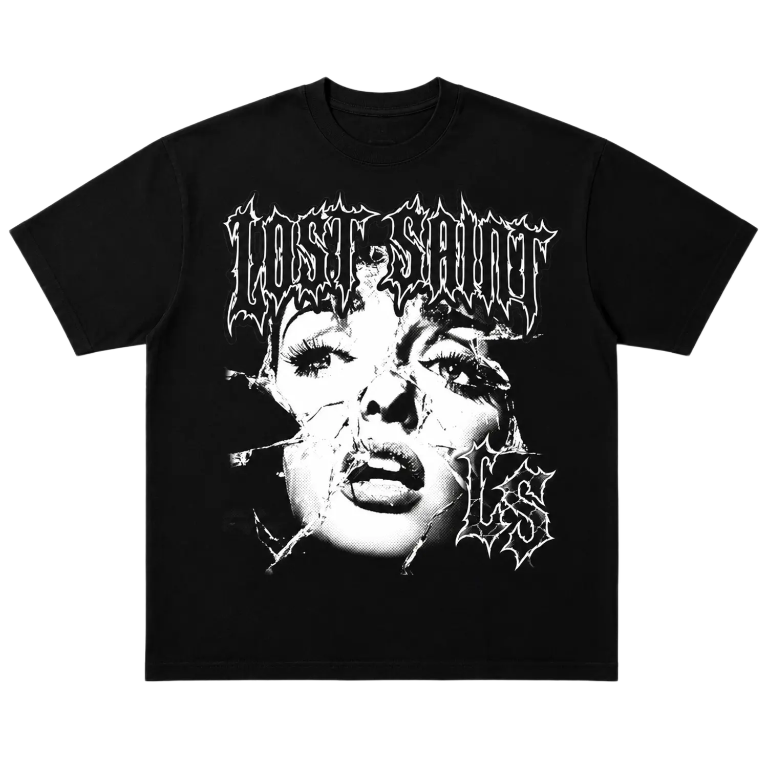 Lost Saint Shattered Tee Black