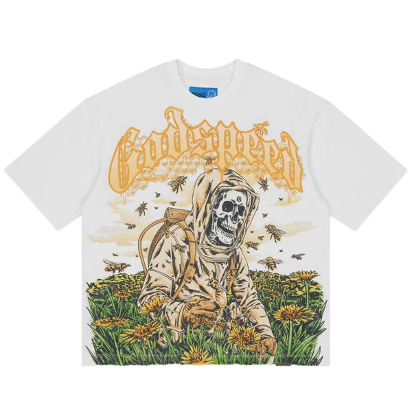 Godspeed Save the Bees II Tee White