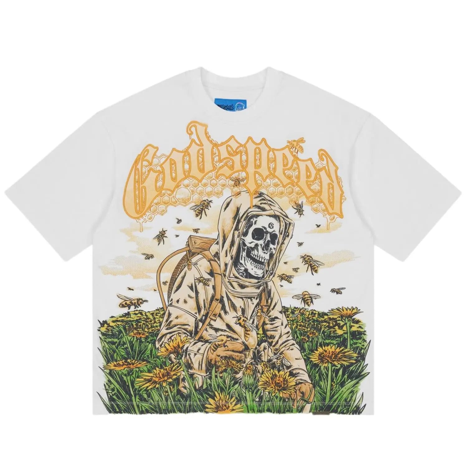 Godspeed Save the Bees II Tee White