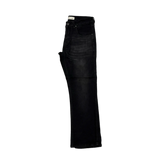 Royal Blue Straight Jeans Black