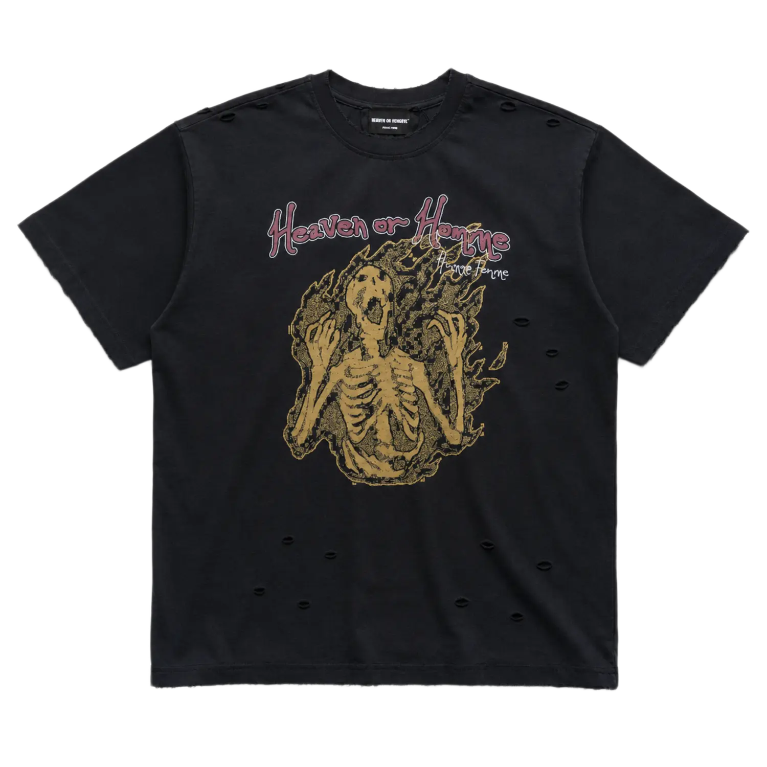 Homme Femme Heaven or Homme Tee Black