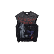 Vale Forever Growth Tank Cut Off Black