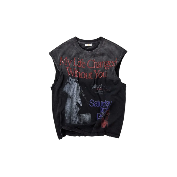 Vale Forever Growth Tank Cut Off Black