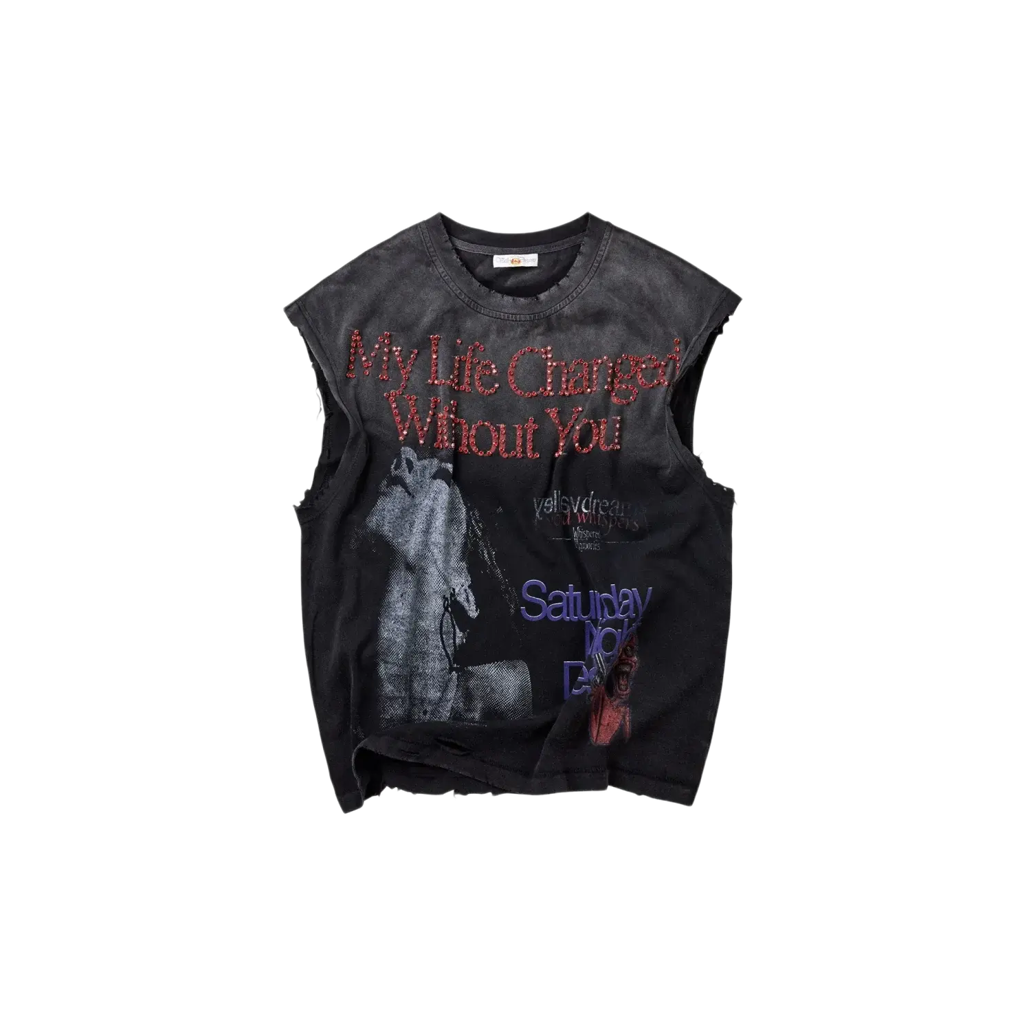 Vale Forever Growth Tank Cut Off Black