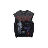 Vale Forever Growth Tank Cut Off Black