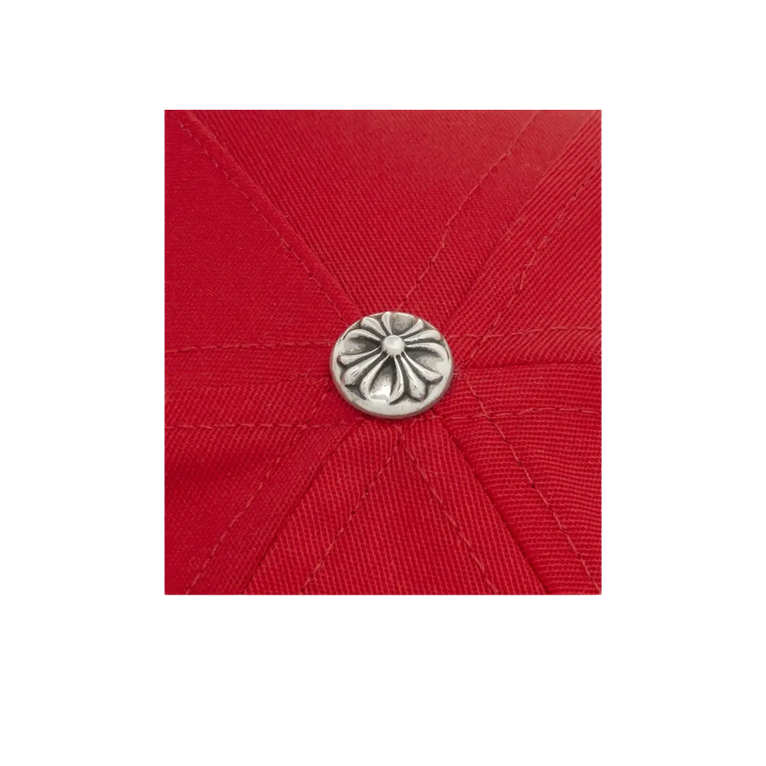 Chrome Hearts CH Silver Button Hat Red/Yellow
