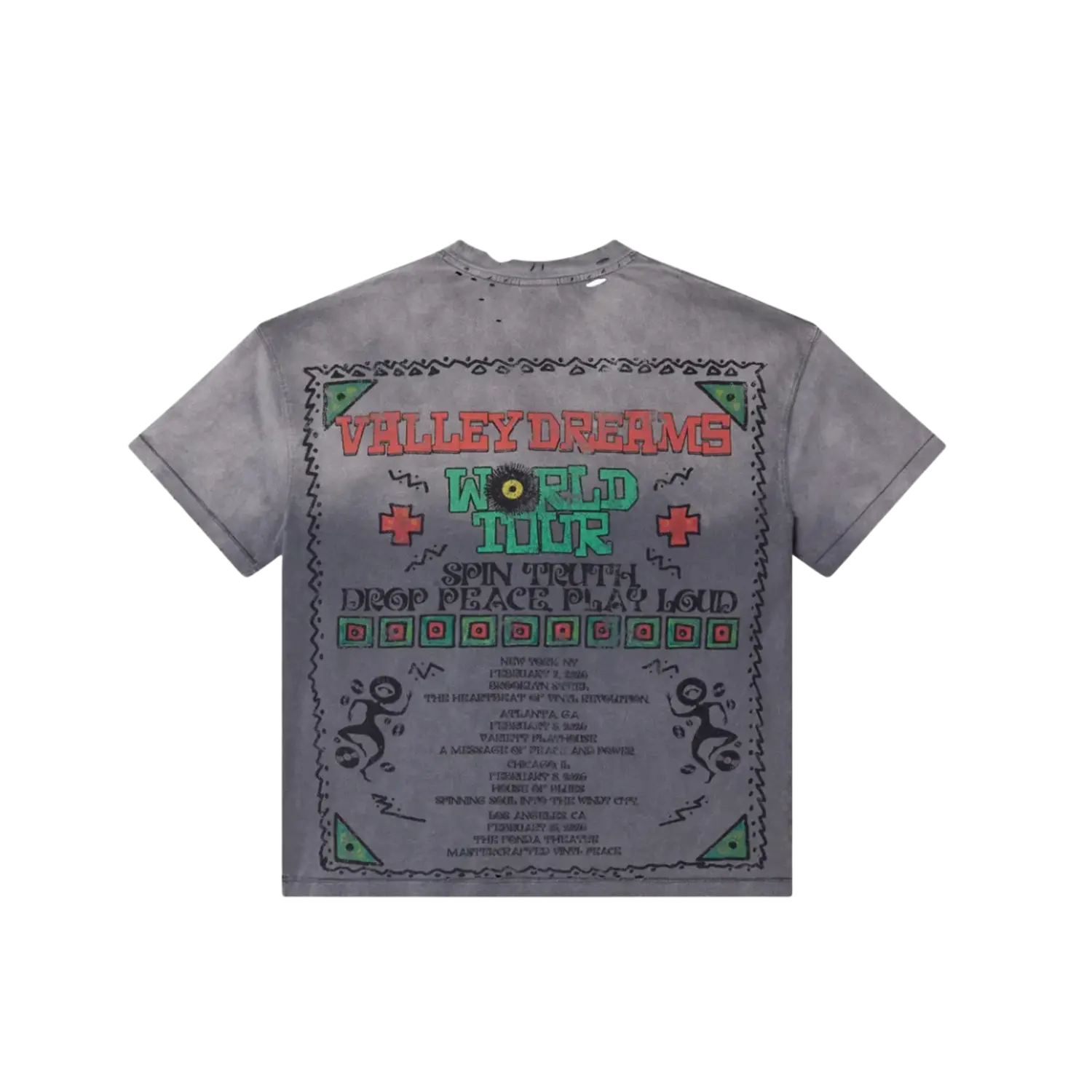 Vale Forever Faded Chaos Tee Vintage Grey