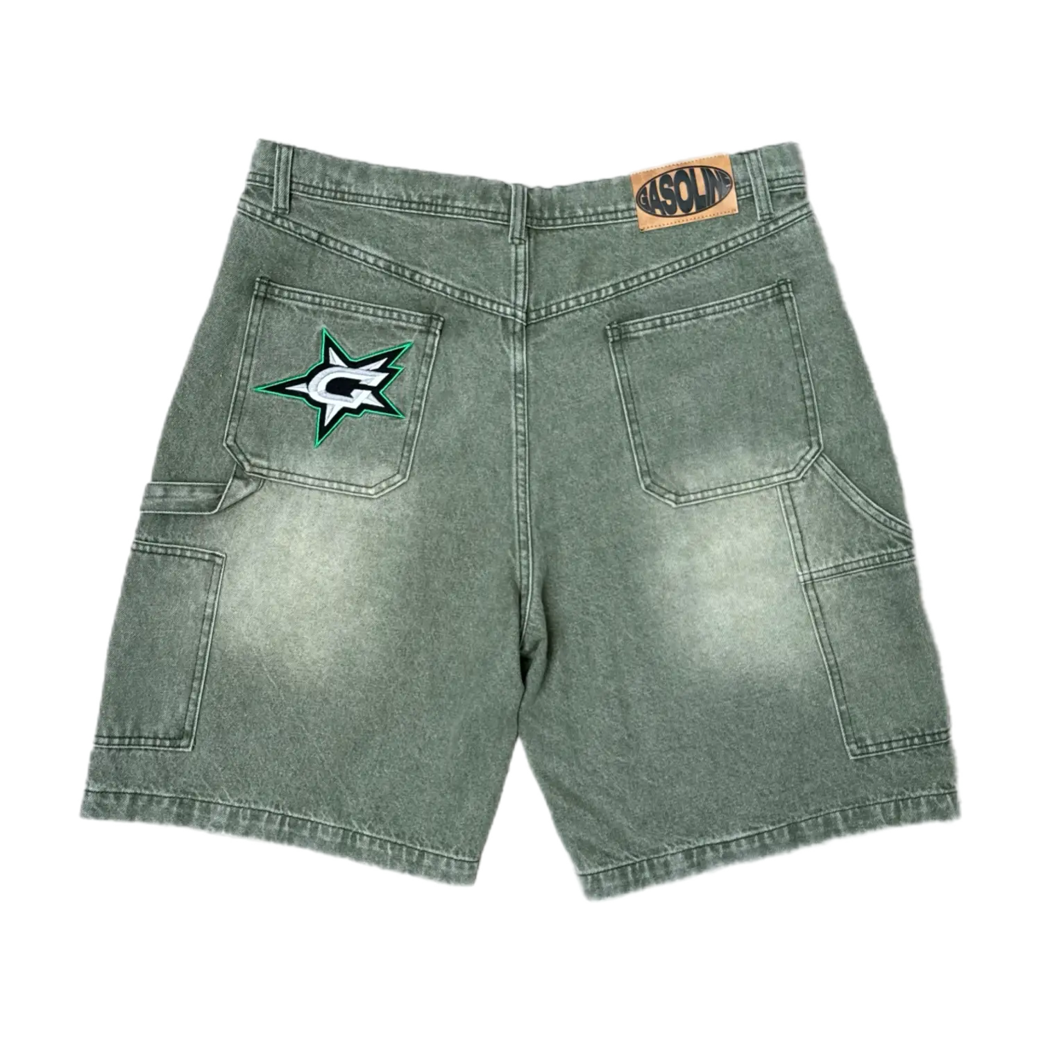 Gasoline G Star 2.0 Denim Shorts Matcha